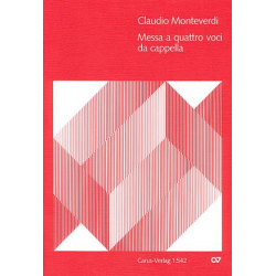 Messa a 4 voci da cappella : für gem - Claudio Monteverdi