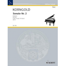 SONATE E-DUR OP.2,2 : - Erich Wolfgang Korngold