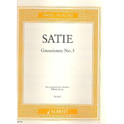 Gnossienne Nr.3 : für Klavier - Erik Satie