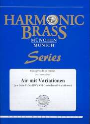 Air mit Variationen für 2 Trompeten, Horn, Posaune und Tuba - Georg Friedrich Händel (George Frederic Handel) / Arr. Hans Zellner