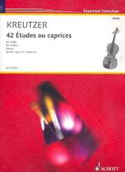 42 Études ou caprices : für Violine - Rodolphe Kreutzer