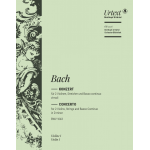 Konzert d-Moll BWV1043 : für - Johann Sebastian Bach