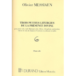 3 petites liturgies de la présence divine : - Olivier Messiaen