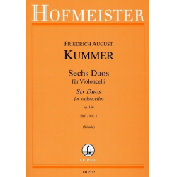 6 Duos op.156 Band 1 : - Friedrich August Kummer