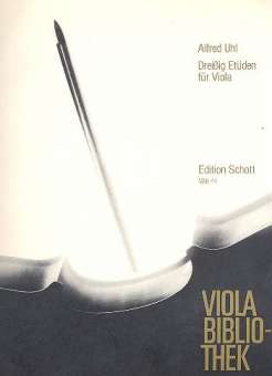 30 Etüden : für Viola