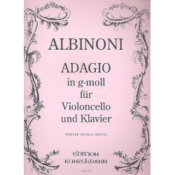Adagio g-Moll : für Violoncello - Tomaso Albinoni