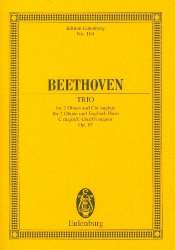Trio C-Dur op.87 : für 2 Oboen und Englisch Horn - Ludwig van Beethoven