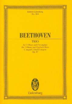 Trio C-Dur op.87 : für 2 Oboen und Englisch Horn