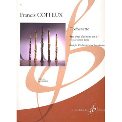 Cochenette pour clarinette basse - Francis Coiteux