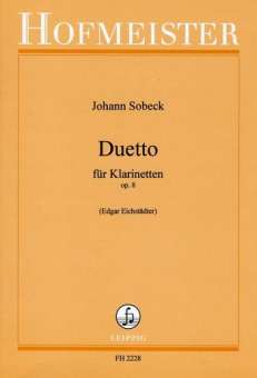 Duetto op.8 für 2 Klarinetten