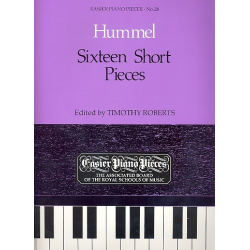 Hummel: Sixteen Short Pieces - Johann Nepomuk Hummel