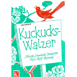 Kuckucks Walzer - für Akkordeon - Emanuel Jonasson / Arr. Willy Meyer