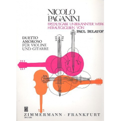 Duetto amoroso : für Violine und - Niccolo Paganini