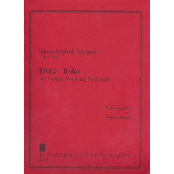Trio B-Dur : für Violine, Viola - Johann Friedrich Reichardt