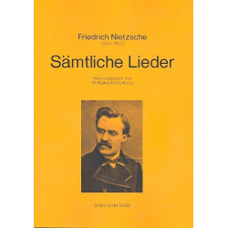 Sämtliche Lieder für Gesang und Klavier - Friedrich Nietzsche / Arr. Wolfgang Bottenberg