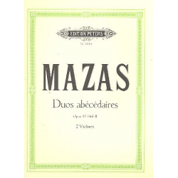 Duos abécédaires op.85 Band 2 : - Jacques Mazas