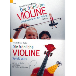 Die fröhliche Violine Band 1 : Set - Renate Bruce-Weber