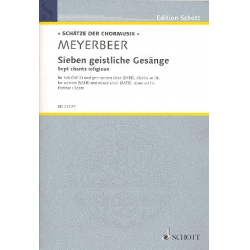 7 geistliche Gesänge : für Soli und gem Chor - Giacomo Meyerbeer