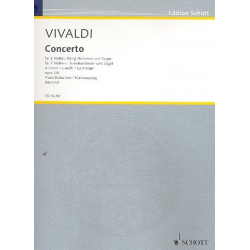 Konzert a-Moll op.3,8 RV522 für 2 Violinen und Streichorchester : - Antonio Vivaldi / Arr. Elgar Howarth