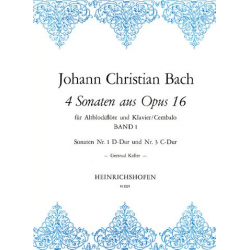 4 Sonaten aus op.16 Band 1 - Johann Christian Bach
