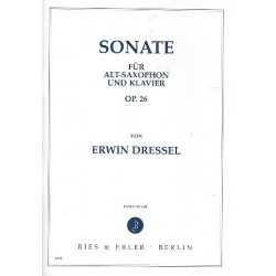 Sonate op.26 : für Altsaxophon - Erwin Dressel