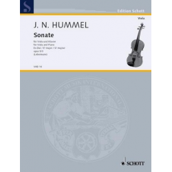 Sonate Es-Dur op.5,3 : für Viola und - Johann Nepomuk Hummel