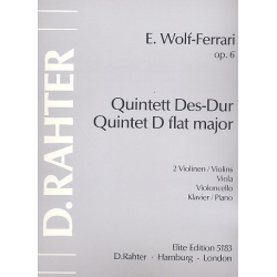 Quintett Des-Dur op.6 : - Ermanno Wolf-Ferrari