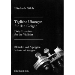 Tägliche Übungen für den Geiger : - Elizaveta Gilels