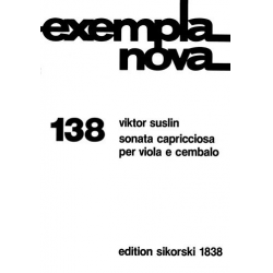 Sonata capricciosa : für Viola und - Viktor Evseevich Suslin