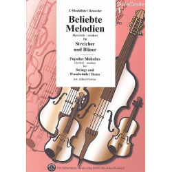 Beliebte Melodien Band 1 - C-Blockflöte / Recorder -Diverse / Arr.Alfred Pfortner