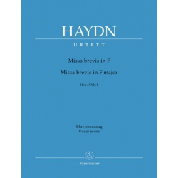 Missa brevis F-Dur Hob.XXII:1 : - Franz Joseph Haydn