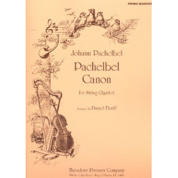 Canon : for string quartet - Johann Pachelbel
