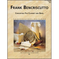 Concertino for Clarinet and Band - Frank Bencriscutto