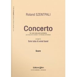 Concerto for Solo Tuba and Wind Band - Set of Parts - Roland Szentpali