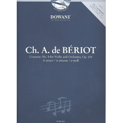 Konzert Nr. 9 für Violine und Orchester op. 104 in a-moll - Charles  A. de Bériot