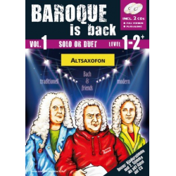 Baroque is back Vol. 1 - Alt-Saxophon Eb - Diverse / Arr. Rainer Raisch