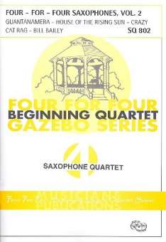 Four-For-Four Saxophones Vol. 2