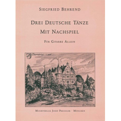 Drei deutsche Tänze mit Nachspiel - Siegfried Behrend