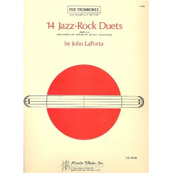 14 Jazz Rock Duets, 2 Trombones - J. LaPorta