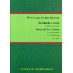 Serenade C-Moll Nach Kv 406 und Kv 388 - Wolfgang Amadeus Mozart / Arr. Mordechai Rechtman