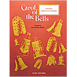 Carol Of The Bells In F Minor For Medium High Voice And Piano - Mykola Leontovich