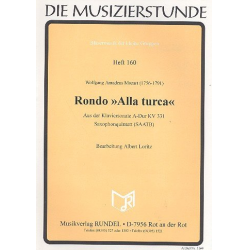 Rondo Alla Turca : für 5 Saxophone - Wolfgang Amadeus Mozart