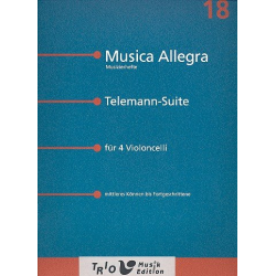 Telemann-Suite : für 4 Violoncelli - Georg Philipp Telemann