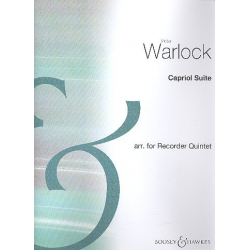 Capriol Suite : for 5 recorders (SAATB) - Peter Warlock