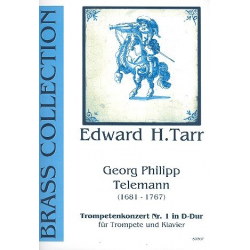 Konzert D-Dur Nr.1 für Trompete, Streicher und Bc - Georg Philipp Telemann / Arr. Edward Tarr