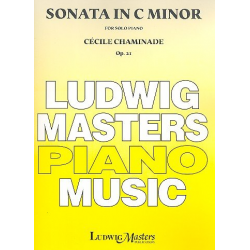 Sonata in c Minor op.21 : - Cecile Louise S. Chaminade