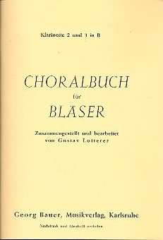 Choralbuch für Bläser - 04 2. und 3. Klarinette in Bb