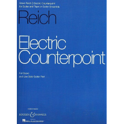 Electric Counterpoint : for guitar and tape - Steve Reich