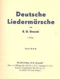 Deutsche Liedermärsche - 1. Folge - 19 1.+2. Horn in Eb