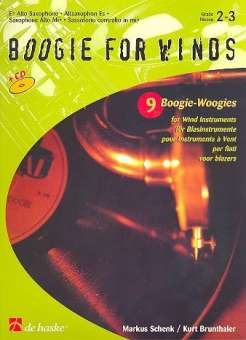 Boogie for winds (+ CD) : 9 Boogie-Woogies for wind instruments